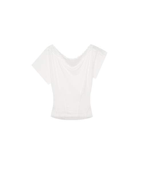 KASHIKO(カシコ)の「Lace One Shoulder Corset Tee White(Tシャツ/カットソー・レディース・その他・SMALL/MEDIUM)」の14枚目の写真