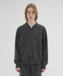 faded sweat blouson (charcoal)