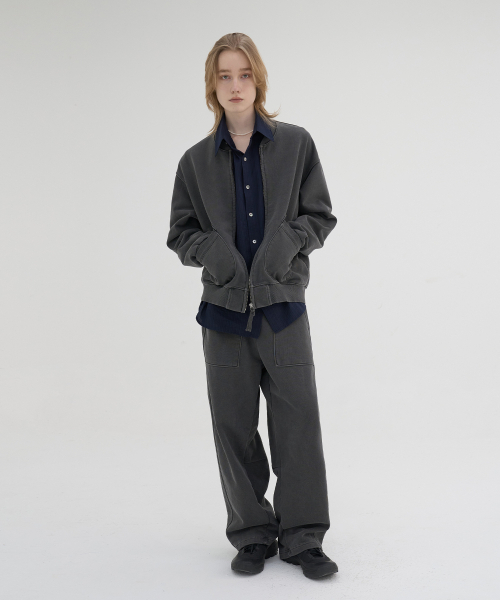 NOUN（ノウン）の「faded sweat blouson (charcoal)（その他アウター・メンズ・その他・1/2）」の2枚目の写真
