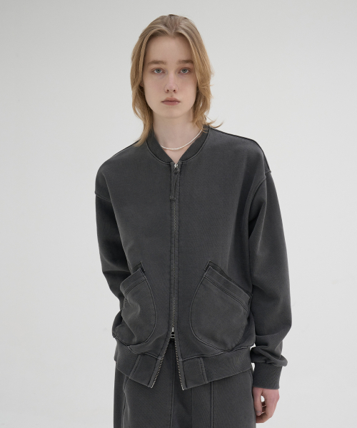 NOUN（ノウン）の「faded sweat blouson (charcoal)（その他アウター・メンズ・その他・1/2）」の3枚目の写真