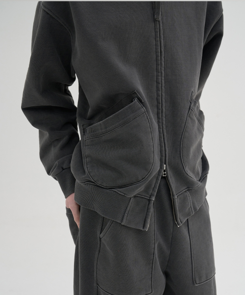 NOUN（ノウン）の「faded sweat blouson (charcoal)（その他アウター・メンズ・その他・1/2）」の5枚目の写真