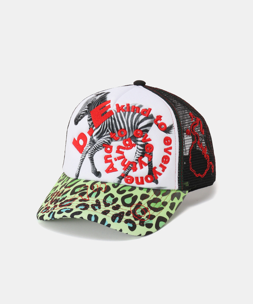 b.Eautiful/ビューティフル】 b.i Foam Trucker Hat（BABY ZEBRA