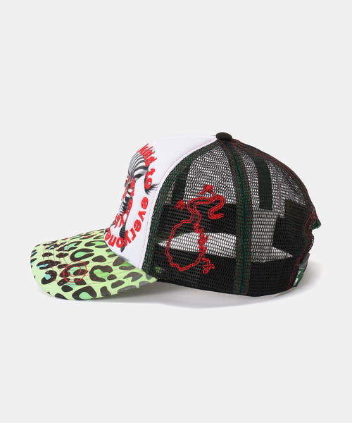 b.Eautiful/ビューティフル】 b.i Foam Trucker Hat（BABY ZEBRA