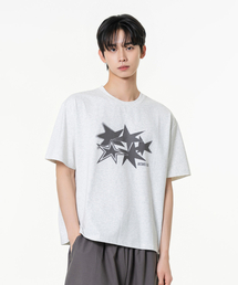 ファイブスター クーリング機能性 クロップ 半袖Tシャツ オートミール