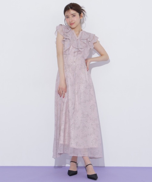 JILL by JILL STUART(ジルバイジルスチュアート)の「フラワープリントラッフルワンピース(ワンピース・レディース・ピンク系その他/ブルー系その他/ホワイト系その他・FREE)」の8枚目の写真