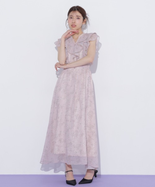 JILL by JILL STUART(ジルバイジルスチュアート)の「フラワープリントラッフルワンピース(ワンピース・レディース・ピンク系その他/ブルー系その他/ホワイト系その他・FREE)」の7枚目の写真