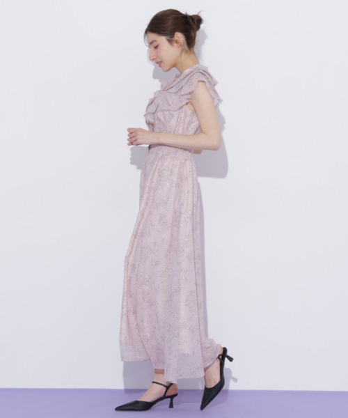 JILL by JILL STUART(ジルバイジルスチュアート)の「フラワープリントラッフルワンピース(ワンピース・レディース・ピンク系その他/ブルー系その他/ホワイト系その他・FREE)」の10枚目の写真