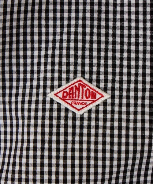 DANTON（ダントン）の「[DANTON/ダントン] コットンポプリン チェック柄 半袖シャツ（シャツ/ブラウス・レディース・グレー/ブラック・38）」の18枚目の写真