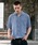Regen Glanz�i���[�Q���O�����c�j�́ucrinkle textured relaxed open collar shirt / �N�����N���e�N�X�`���[�����b�N�X�I�[�v���J���[�V���c�i�V���c/�u���E�X�j�v�b�u���[