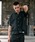 Regen Glanz�i���[�Q���O�����c�j�́ucrinkle textured relaxed open collar shirt / �N�����N���e�N�X�`���[�����b�N�X�I�[�v���J���[�V���c�i�V���c/�u���E�X�j�v�b�u���b�N