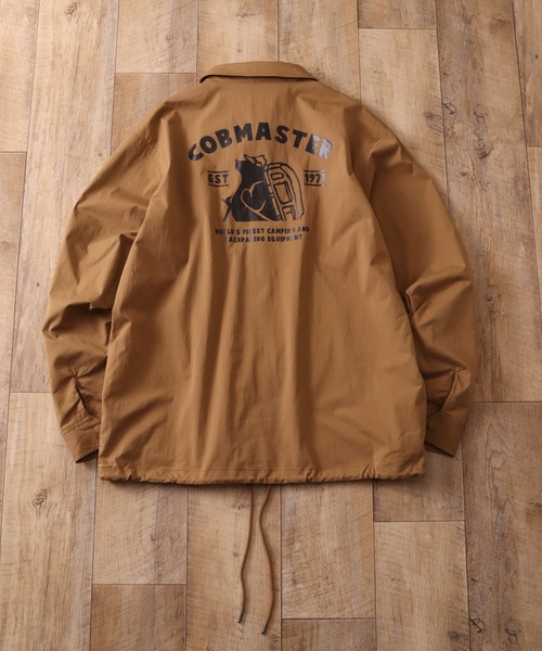 COBMASTER（コブマスター）の「【COBMASTER】 オーバーサイズ バックデザイン プリントコーチジャケット（ナイロンジャケット・メンズ・ベージュ/ブルー/グレー・42/40/38）」の8枚目の写真