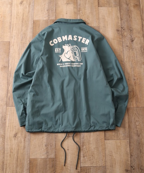 COBMASTER（コブマスター）の「【COBMASTER】 オーバーサイズ バックデザイン プリントコーチジャケット（ナイロンジャケット・メンズ・ベージュ/ブルー/グレー・42/40/38）」の12枚目の写真