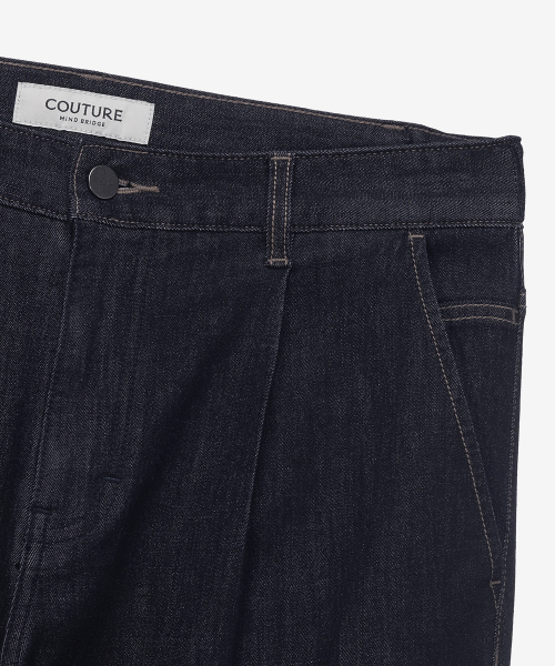 MINDBRIDGE（マインドブリッジ）の「[COUTURE]ノンフェイドワイドワンタックデニムパンツ（デニムパンツ・メンズ・インディゴブルー・29/30/31/32/33/34/36）」の8枚目の写真