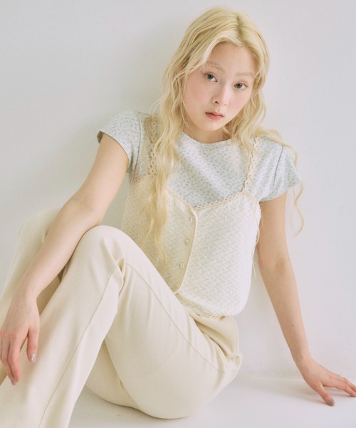 EN NEUME(エンノイム)の「Rib Flare Pants(その他パンツ・レディース・マルチ/アイボリー/ネイビー・1/0)」の21枚目の写真