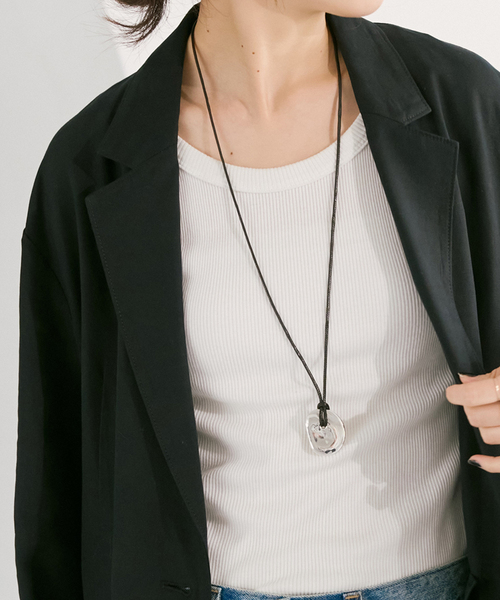 Spick & Span（スピックアンドスパン）の「JAMIRAY/ジャミレイ BEAN CORD NK S（ネックレス・レディース・シルバー・FREE）」の11枚目の写真