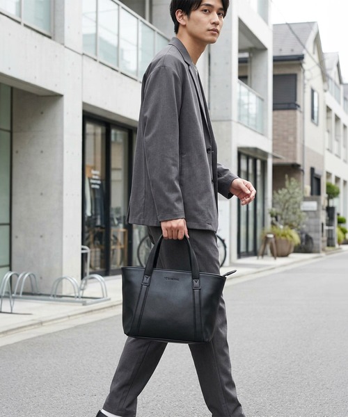TETE HOMME(テットオム)の「【WEB限定】スプリットレザーミニトートバッグ / ドライビングバッグ(トートバッグ・メンズ・ブラック系2/ブラック系1・FREE)」の17枚目の写真