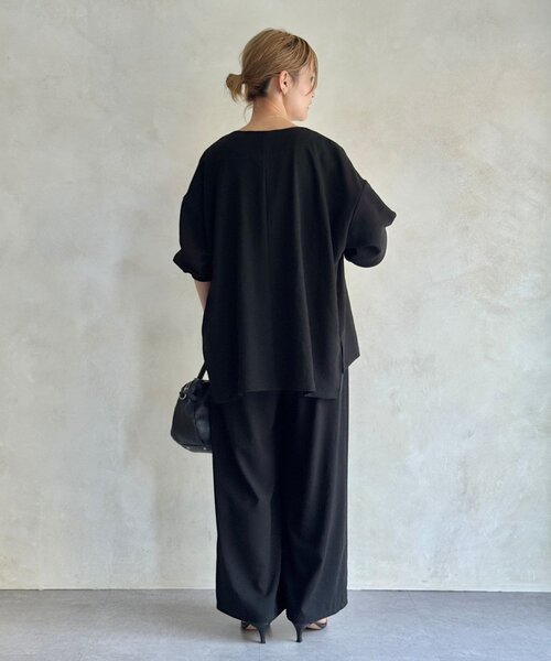 BEARDSLEY（ビアズリー）の「《近日追加予定》ストレッチジョーゼットハオリ（その他アウター・レディース・ブラック・FREE）」の7枚目の写真