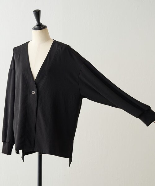 BEARDSLEY（ビアズリー）の「《近日追加予定》ストレッチジョーゼットハオリ（その他アウター・レディース・ブラック・FREE）」の11枚目の写真
