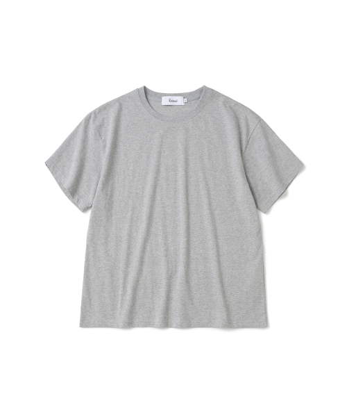 KNITTED(ニッティド)の「コットンクロップTシャツ グレー(Tシャツ/カットソー・メンズ・ライトグレー・MEDIUM/LARGE/X-LARGE)」の3枚目の写真