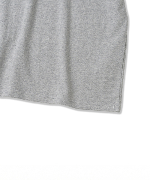 KNITTED(ニッティド)の「コットンクロップTシャツ グレー(Tシャツ/カットソー・メンズ・ライトグレー・MEDIUM/LARGE/X-LARGE)」の6枚目の写真