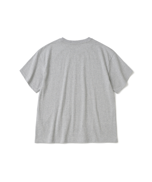 KNITTED(ニッティド)の「コットンクロップTシャツ グレー(Tシャツ/カットソー・メンズ・ライトグレー・MEDIUM/LARGE/X-LARGE)」の8枚目の写真