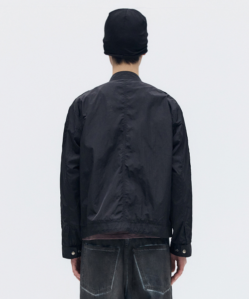 MAISON MINED(メゾンミネド)の「LIGHT-WEIGHT RIDER JACKET BLACK(ライダースジャケット・メンズ・その他・MEDIUM/LARGE)」の6枚目の写真