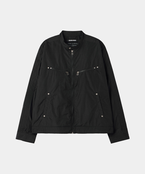 MAISON MINED(メゾンミネド)の「LIGHT-WEIGHT RIDER JACKET BLACK(ライダースジャケット・メンズ・その他・MEDIUM/LARGE)」の7枚目の写真
