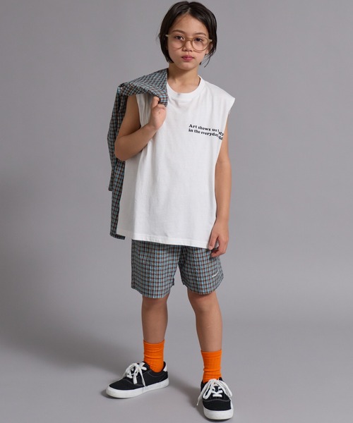 PAIRMANON STREET（ペアマノンストリート）の「【90-160cm】サッカーチェック ショートパンツ【PAIRMANON STREET】（その他パンツ・キッズ・グリーン/ブラウン/ブラック/ネイビー・110/150/120/100/90/140/130/160）」の10枚目の写真