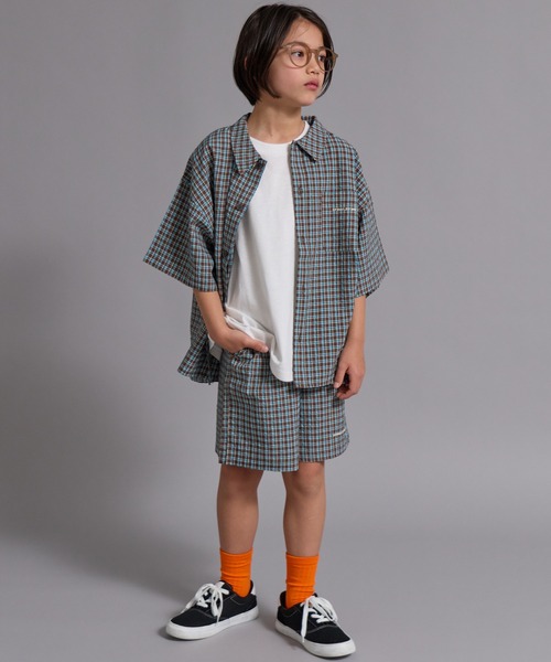 PAIRMANON STREET（ペアマノンストリート）の「【90-160cm】サッカーチェック ショートパンツ【PAIRMANON STREET】（その他パンツ・キッズ・グリーン/ブラウン/ブラック/ネイビー・110/150/120/100/90/140/130/160）」の12枚目の写真