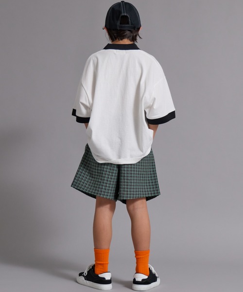 PAIRMANON STREET（ペアマノンストリート）の「【90-160cm】サッカーチェック ショートパンツ【PAIRMANON STREET】（その他パンツ・キッズ・グリーン/ブラウン/ブラック/ネイビー・110/150/120/100/90/140/130/160）」の17枚目の写真