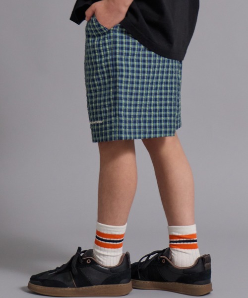 PAIRMANON STREET（ペアマノンストリート）の「【90-160cm】サッカーチェック ショートパンツ【PAIRMANON STREET】（その他パンツ・キッズ・グリーン/ブラウン/ブラック/ネイビー・110/150/120/100/90/140/130/160）」の20枚目の写真