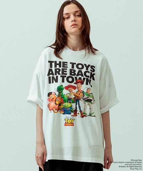SLICK（スリック）の「【SLICK/スリック】SLICK / TOY STORY Print T-shirt 01/トイストーリー/パウダー加工プリントTシャツ/オーバーサイズ シルエット/ ビンテージ / ディズニー/ピクサー（Tシャツ/カットソー・メンズ・ホワイト/ブラック・3/2/1）」の18枚目の写真