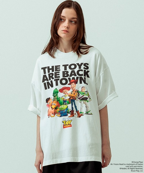 SLICK（スリック）の「【SLICK/スリック】SLICK / TOY STORY Print T-shirt 01/トイストーリー/パウダー加工プリントTシャツ/オーバーサイズ シルエット/ ビンテージ / ディズニー/ピクサー（Tシャツ/カットソー・メンズ・ホワイト/ブラック・3/2/1）」の19枚目の写真