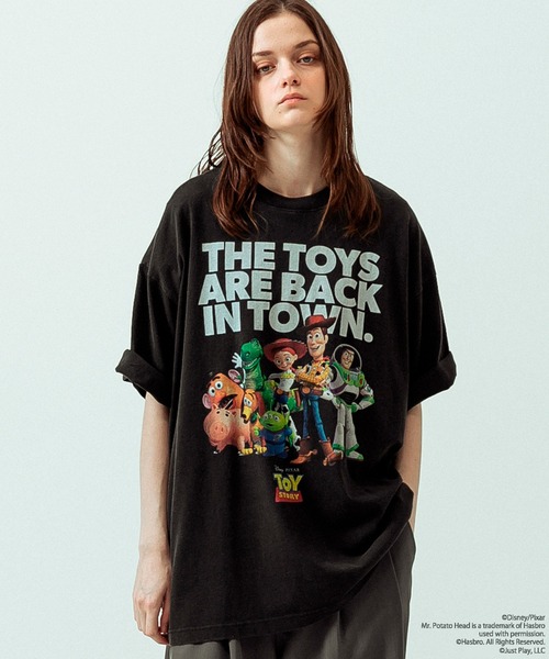 SLICK（スリック）の「【SLICK/スリック】SLICK / TOY STORY Print T-shirt 01/トイストーリー/パウダー加工プリントTシャツ/オーバーサイズ シルエット/ ビンテージ / ディズニー/ピクサー（Tシャツ/カットソー・メンズ・ホワイト/ブラック・3/2/1）」の8枚目の写真
