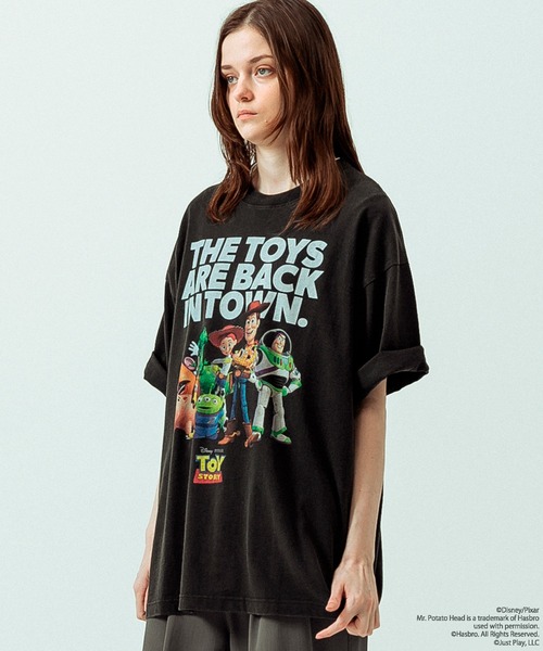 SLICK（スリック）の「【SLICK/スリック】SLICK / TOY STORY Print T-shirt 01/トイストーリー/パウダー加工プリントTシャツ/オーバーサイズ シルエット/ ビンテージ / ディズニー/ピクサー（Tシャツ/カットソー・メンズ・ホワイト/ブラック・3/2/1）」の12枚目の写真