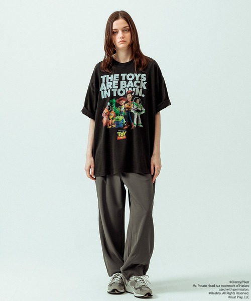 SLICK（スリック）の「【SLICK/スリック】SLICK / TOY STORY Print T-shirt 01/トイストーリー/パウダー加工プリントTシャツ/オーバーサイズ シルエット/ ビンテージ / ディズニー/ピクサー（Tシャツ/カットソー・メンズ・ホワイト/ブラック・3/2/1）」の15枚目の写真
