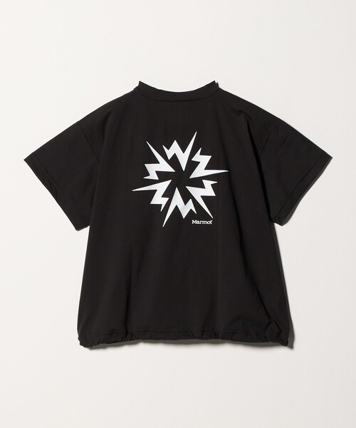 MARMOT（マーモット）の「【別注】＜Marmot＞ラッシュ Tシャツ/ キッズ 140cm-150cm（Tシャツ/カットソー・キッズ・グレー系/ブラック・150cm/140cm）」の5枚目の写真