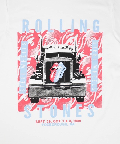 ROCK-OFF（ロックオフ）の「【ROCK-OFF】【3】ROLLING STONES STEEL WHEELS T-SHIRTS（Tシャツ/カットソー・メンズ・ホワイト・X-LARGE/MEDIUM/LARGE）」の4枚目の写真