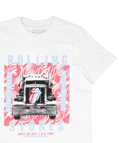ROCK-OFF（ロックオフ）の「【ROCK-OFF】【3】ROLLING STONES STEEL WHEELS T-SHIRTS（Tシャツ/カットソー・メンズ・ホワイト・X-LARGE/MEDIUM/LARGE）」の5枚目の写真