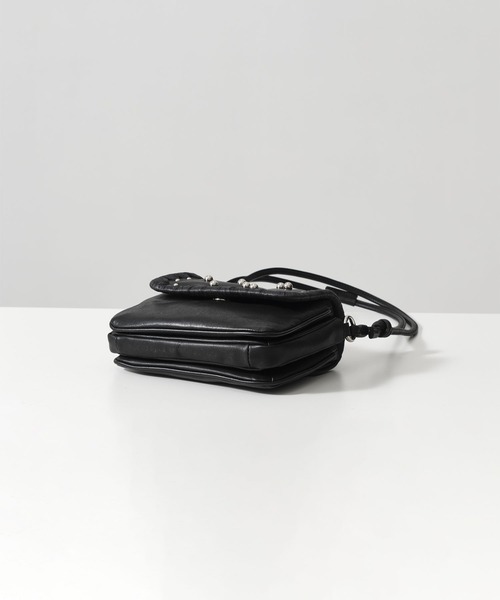 TESSEN CREATION(テッセンクリエーション)の「【TESSEN CREATION/テッセンクリエーション】別注 FLAP BAG S(studs)/フラップバッグ(ショルダーバッグ・レディース・ブラック・S)」の5枚目の写真