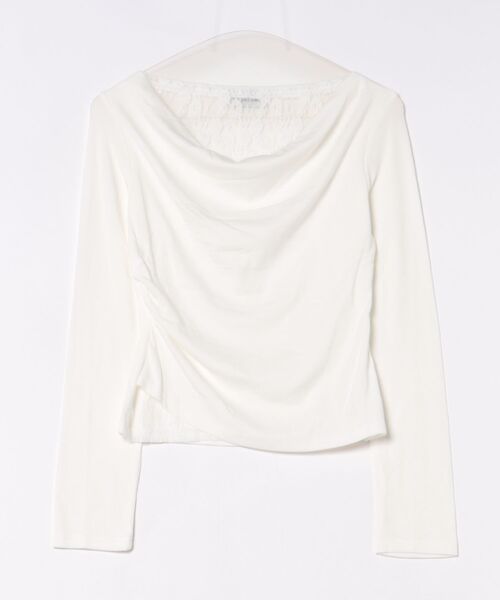 REBALANCE(リバランス)の「レースドッキングオフショルロンT(Tシャツ/カットソー・レディース・A/B・LARGE/MEDIUM)」の11枚目の写真
