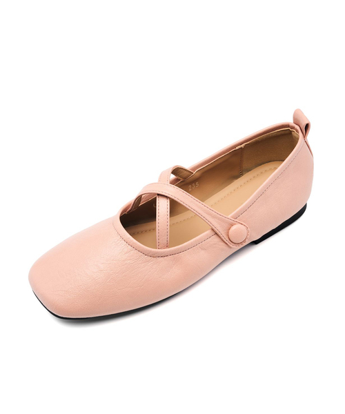 SPUR(シュプール)の「Elastic String メリージェーンフラットシューズ1.5cm -UA9031 (4カラー)(バレエシューズ・レディース・アイボリー/ブラック/ピンク/ベージュ・22.5cm/23.5cm/23cm/24.5cm/24cm/25cm)」の4枚目の写真