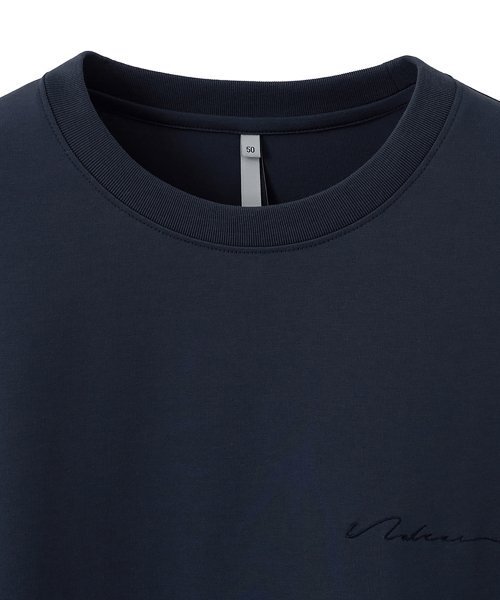 NOIRER（ノイア）の「スーピマコットンラグジュアリーティーシャツ（ネイビー）（Tシャツ/カットソー・メンズ・その他・48/50/52）」の4枚目の写真