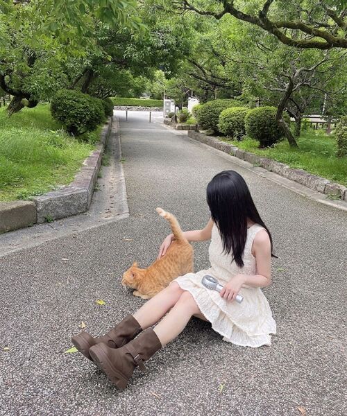 CATTLINE(カトリン)の「ダブルフリルスリーブレスワンピースブラック(ワンピース・レディース・ブラック・FREE)」の22枚目の写真