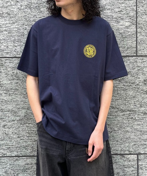 BEN DAVIS(ベンデイビス)の「∴WEGO/【WEB限定】BENDAVIS サークルロゴT(Tシャツ/カットソー・メンズ・ホワイト/ネイビー/ブラック・LARGE/MEDIUM)」の6枚目の写真