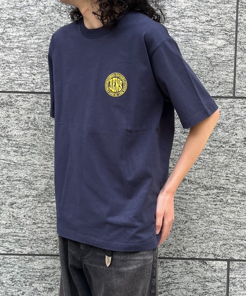 BEN DAVIS(ベンデイビス)の「∴WEGO/【WEB限定】BENDAVIS サークルロゴT(Tシャツ/カットソー・メンズ・ホワイト/ネイビー/ブラック・LARGE/MEDIUM)」の7枚目の写真