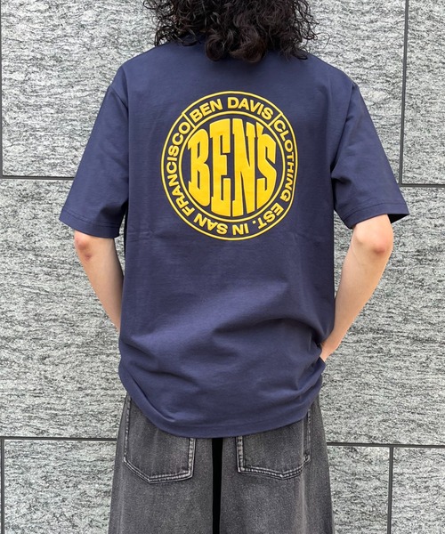 BEN DAVIS(ベンデイビス)の「∴WEGO/【WEB限定】BENDAVIS サークルロゴT(Tシャツ/カットソー・メンズ・ホワイト/ネイビー/ブラック・LARGE/MEDIUM)」の9枚目の写真