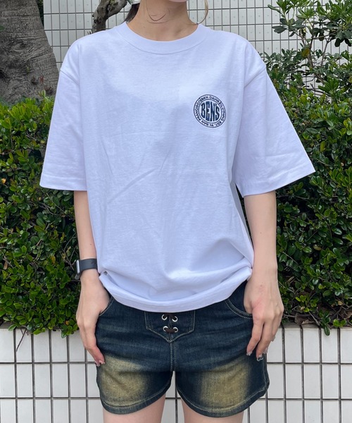 BEN DAVIS(ベンデイビス)の「∴WEGO/【WEB限定】BENDAVIS サークルロゴT(Tシャツ/カットソー・メンズ・ホワイト/ネイビー/ブラック・LARGE/MEDIUM)」の10枚目の写真
