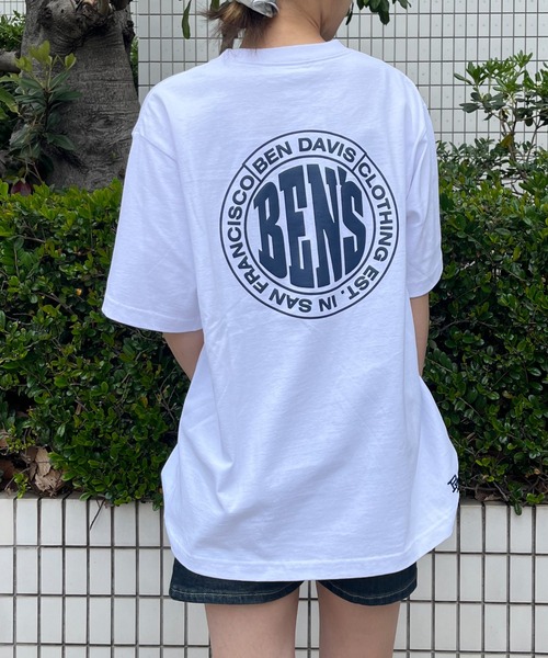 BEN DAVIS(ベンデイビス)の「∴WEGO/【WEB限定】BENDAVIS サークルロゴT(Tシャツ/カットソー・メンズ・ホワイト/ネイビー/ブラック・LARGE/MEDIUM)」の13枚目の写真