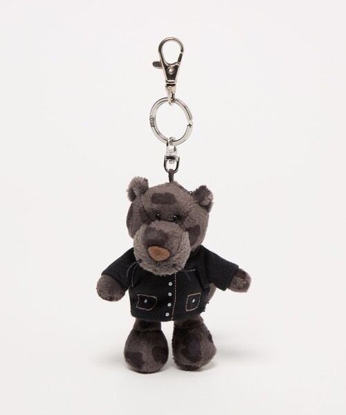 To b. by agnes b.(トゥービーバイアニエスベー)の「<To b. by agnes b.×NICI トリプルコラボ>バッグチャーム(キーホルダー・レディース・ダークグレー/グレー/ブラウン/ベージュ/ブラック/ナチュラル・FREE)」の2枚目の写真